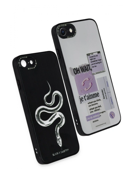 Newface iPhone 7 Kılıf Mirror Desenli Kapak - Mirror - 4