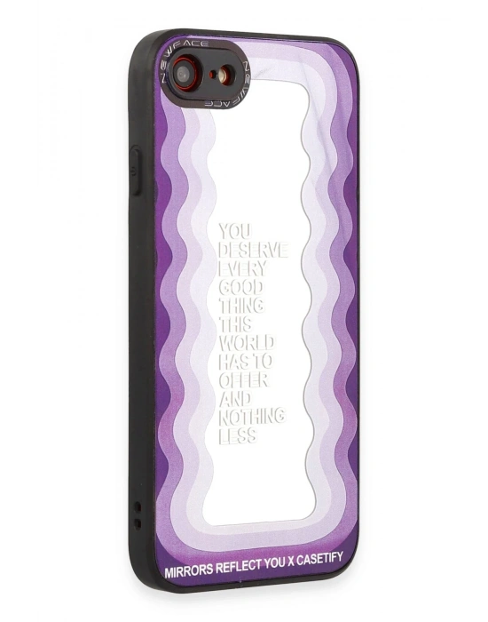 Newface iPhone 7 Kılıf Mirror Desenli Kapak - Mirror - 5