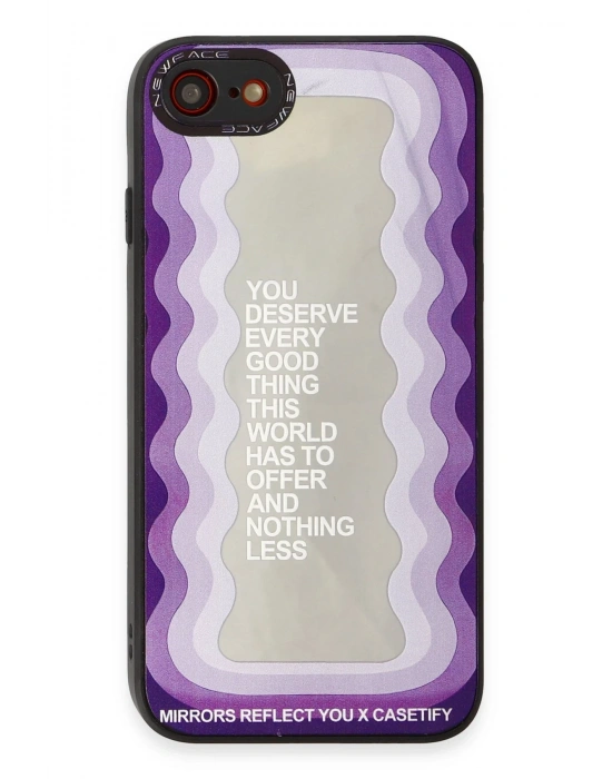 Newface iPhone 7 Kılıf Mirror Desenli Kapak - Mirror - 5