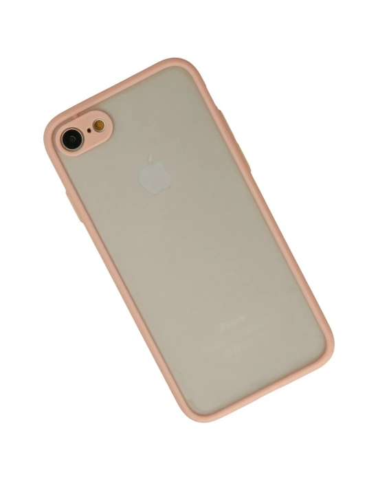 Newface iPhone 7 Kılıf Montreal Silikon Kapak - Pembe