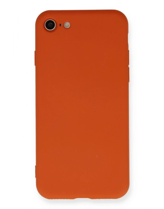 Newface iPhone 7 Kılıf Nano içi Kadife Silikon - Kırmızı