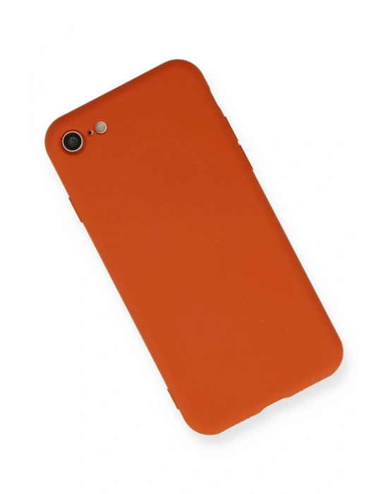 Newface iPhone 7 Kılıf Nano içi Kadife Silikon - Kırmızı