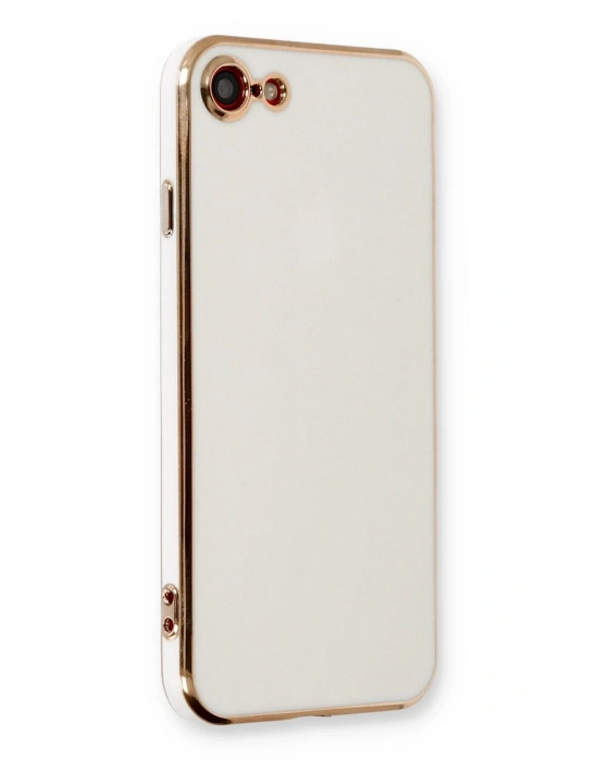 Newface iPhone 7 Kılıf Volet Silikon - Beyaz