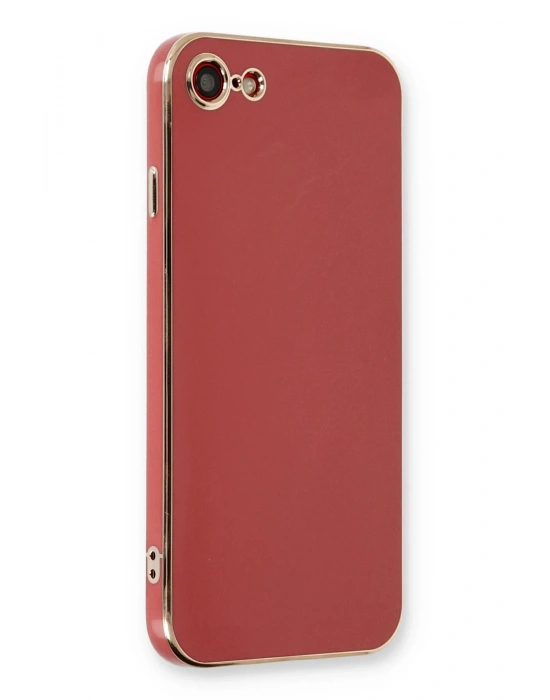 Newface iPhone 7 Kılıf Volet Silikon - Kırmızı