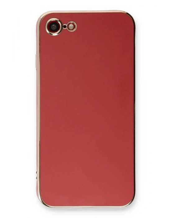 Newface iPhone 7 Kılıf Volet Silikon - Kırmızı