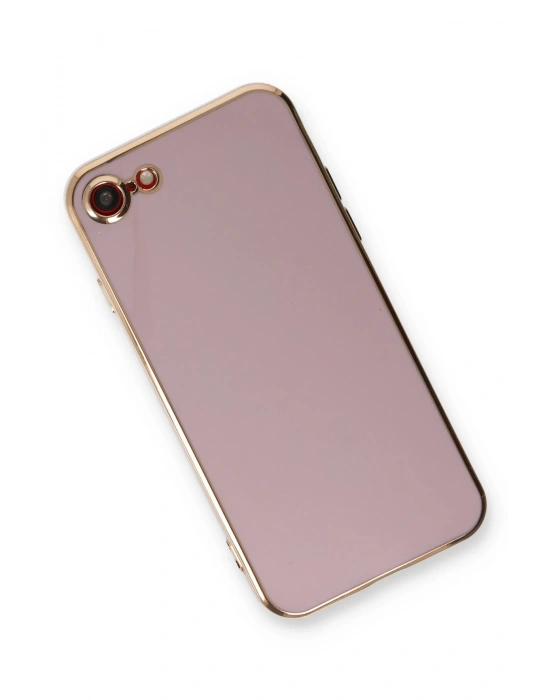 Newface iPhone 7 Kılıf Volet Silikon - Mor