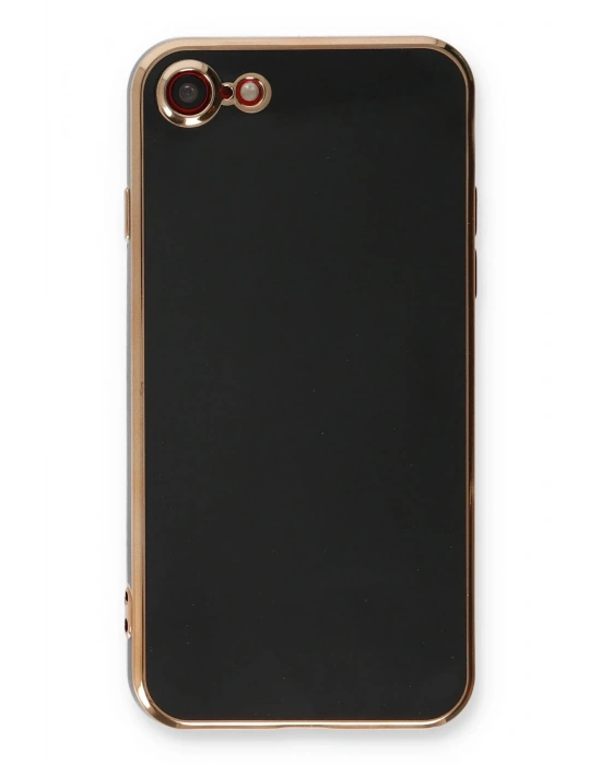 Newface iPhone 7 Kılıf Volet Silikon - Siyah