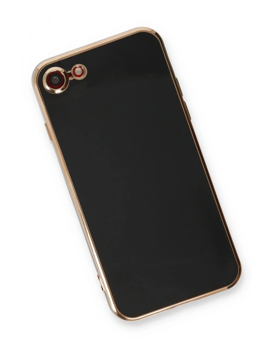 Newface iPhone 7 Kılıf Volet Silikon - Siyah