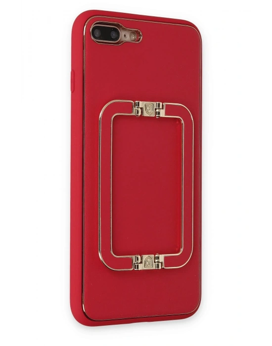 Newface iPhone 7 Plus Kılıf Coco Elit Kapak - Kırmızı