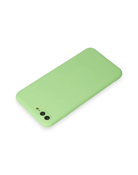 Newface iPhone 7 Plus Kılıf First Silikon - Açık Yeşil