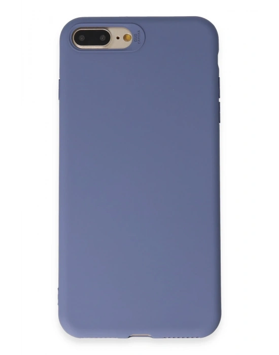 Newface iPhone 7 Plus Kılıf First Silikon - Gri