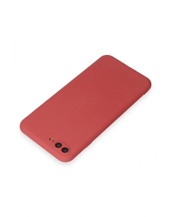 Newface iPhone 7 Plus Kılıf First Silikon - Kiremit