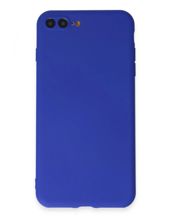 Newface iPhone 7 Plus Kılıf First Silikon - Koyu Mavi