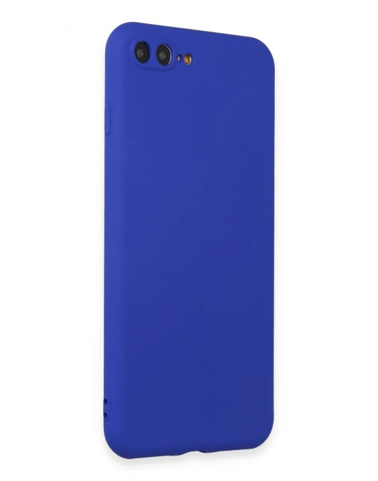 Newface iPhone 7 Plus Kılıf First Silikon - Koyu Mavi