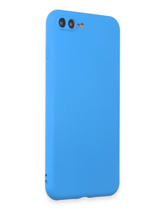 Newface iPhone 7 Plus Kılıf First Silikon - Mavi