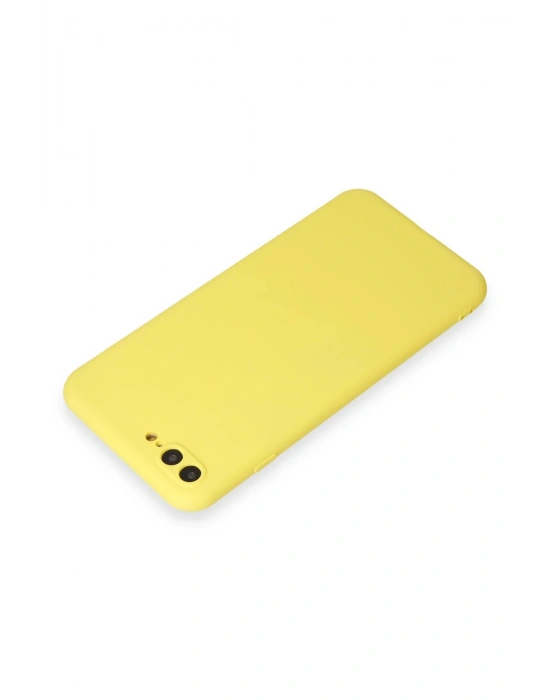 Newface iPhone 7 Plus Kılıf First Silikon - Sarı