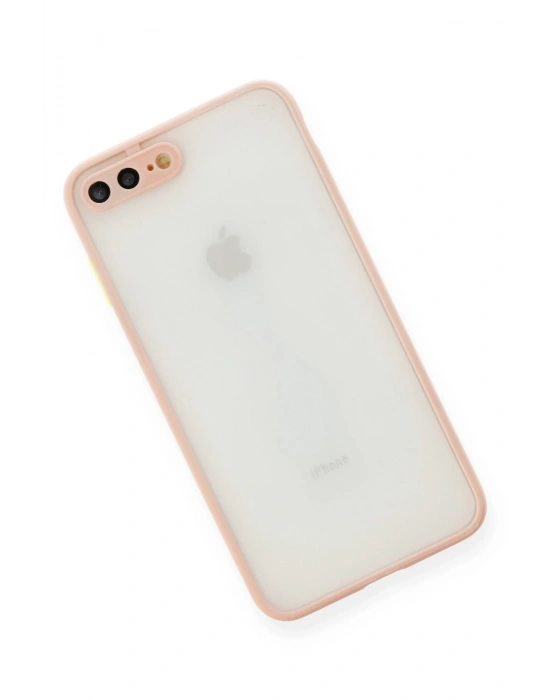 Newface iPhone 7 Plus Kılıf Montreal Silikon Kapak - Pembe