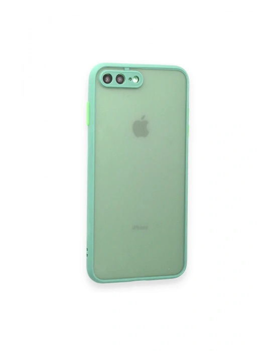 Newface iPhone 7 Plus Kılıf Montreal Silikon Kapak - Turkuaz