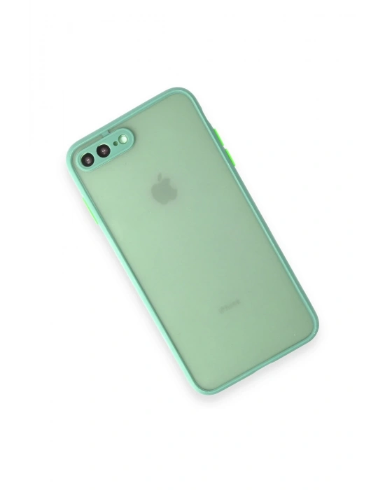 Newface iPhone 7 Plus Kılıf Montreal Silikon Kapak - Turkuaz