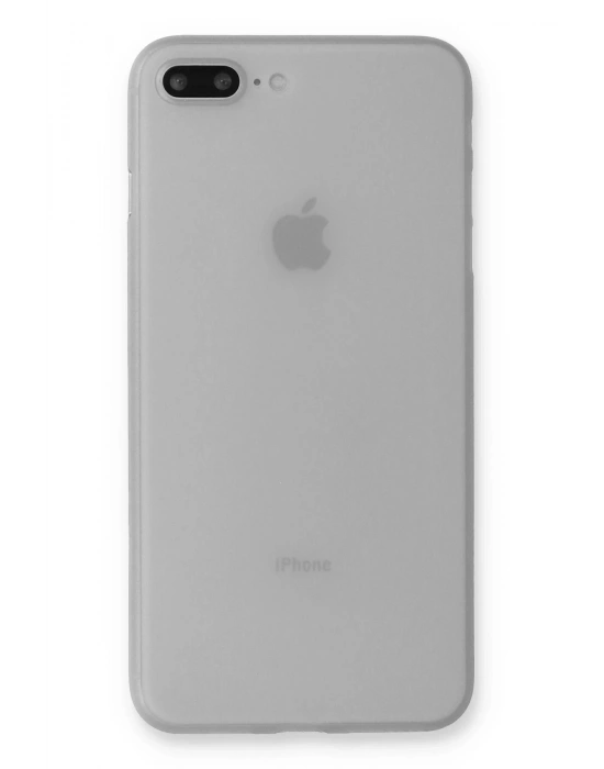 Newface iPhone 7 Plus Kılıf PP Ultra İnce Kapak - Beyaz