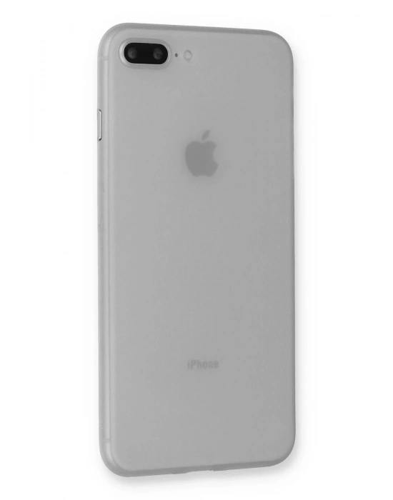 Newface iPhone 7 Plus Kılıf PP Ultra İnce Kapak - Beyaz