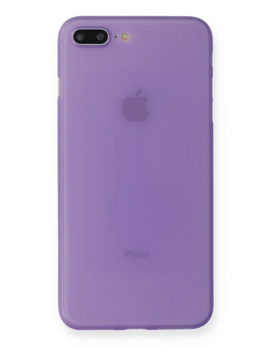 Newface iPhone 7 Plus Kılıf PP Ultra İnce Kapak - Mor