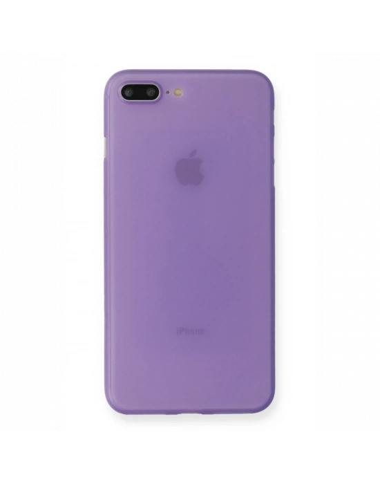 Newface iPhone 7 Plus Kılıf PP Ultra İnce Kapak - Mor
