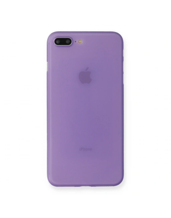 Newface iPhone 7 Plus Kılıf PP Ultra İnce Kapak - Mor
