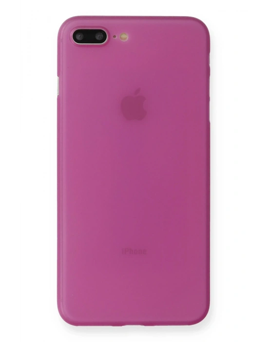 Newface iPhone 7 Plus Kılıf PP Ultra İnce Kapak - Pembe