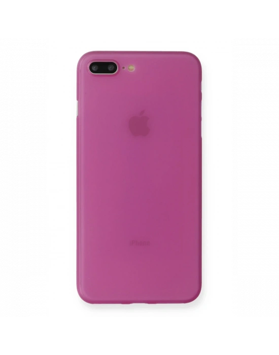 Newface iPhone 7 Plus Kılıf PP Ultra İnce Kapak - Pembe
