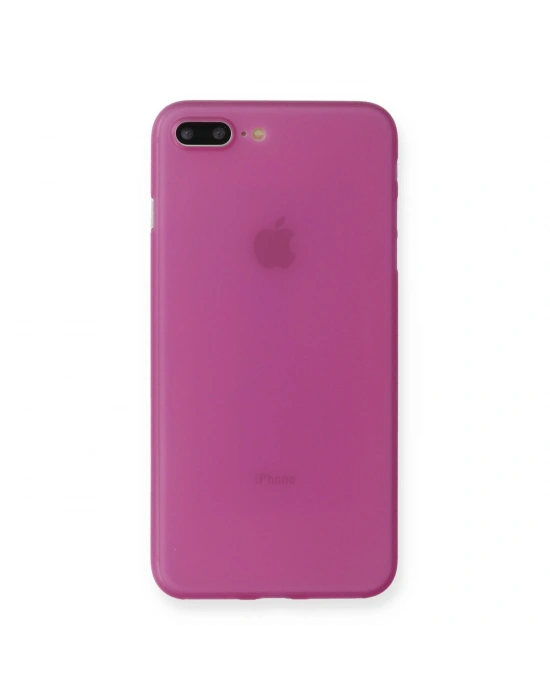 Newface iPhone 7 Plus Kılıf PP Ultra İnce Kapak - Pembe