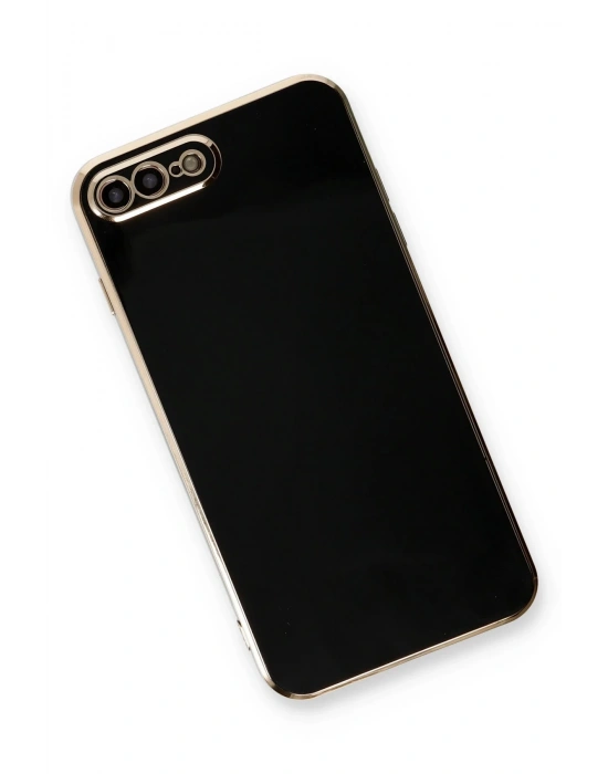 Newface iPhone 7 Plus Kılıf Volet Silikon - Siyah