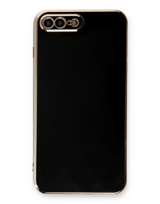 Newface iPhone 7 Plus Kılıf Volet Silikon - Siyah