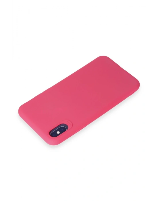 Newface iPhone X Kılıf First Silikon - Pembe
