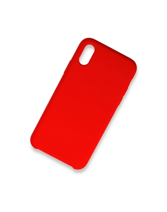 Newface iPhone X Kılıf Lansman Legant Silikon - Kırmızı