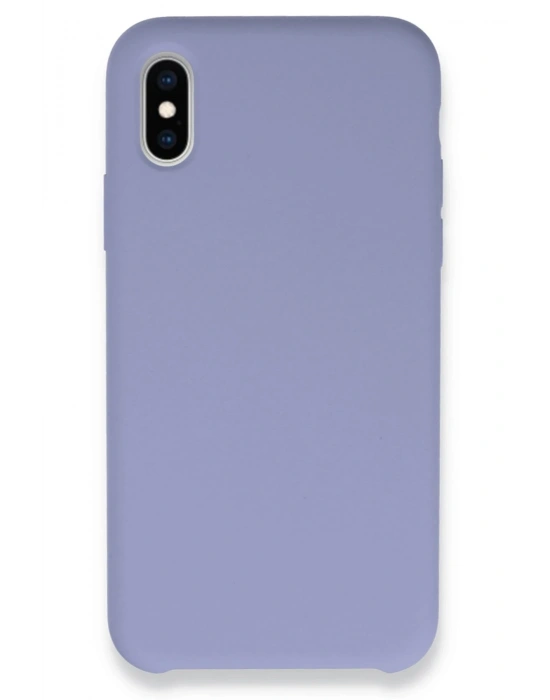 Newface iPhone X Kılıf Lansman Legant Silikon - Lila
