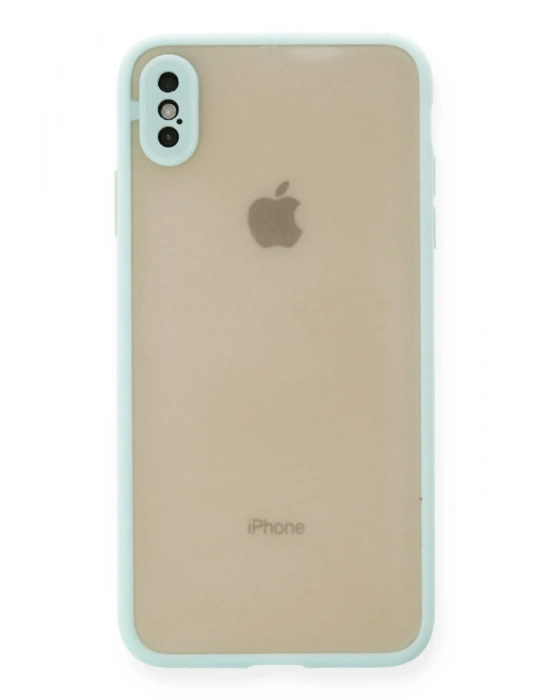 Newface iPhone X Kılıf Montreal Silikon Kapak - Turkuaz