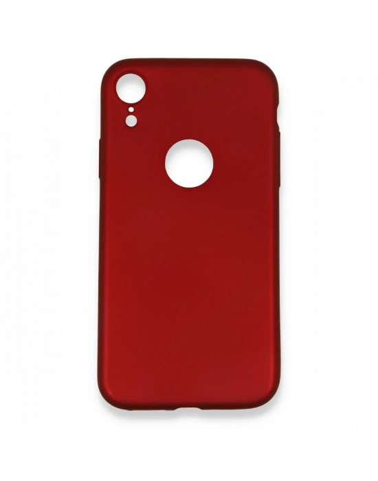 Newface iPhone XR Kılıf First Silikon - Bordo