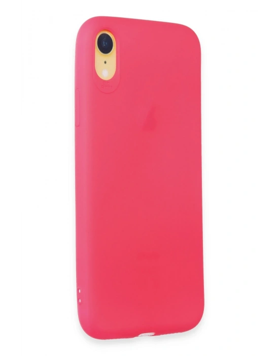Newface iPhone XR Kılıf First Silikon - Pembe