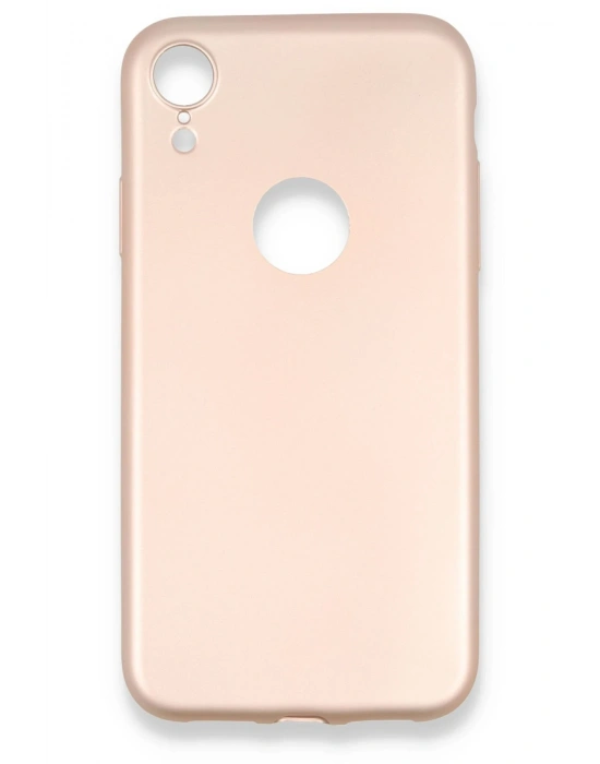 Newface iPhone XR Kılıf First Silikon - Rose Gold