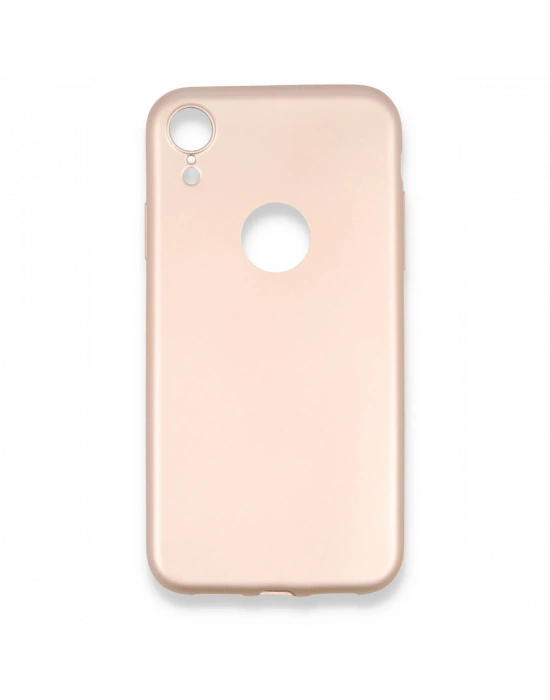 Newface iPhone XR Kılıf First Silikon - Rose Gold