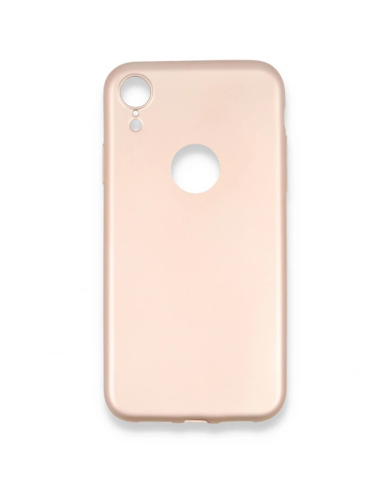 Newface iPhone XR Kılıf First Silikon - Rose Gold