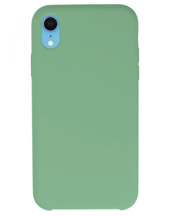 Newface iPhone XR Kılıf Lansman Legant Silikon - Yeşil