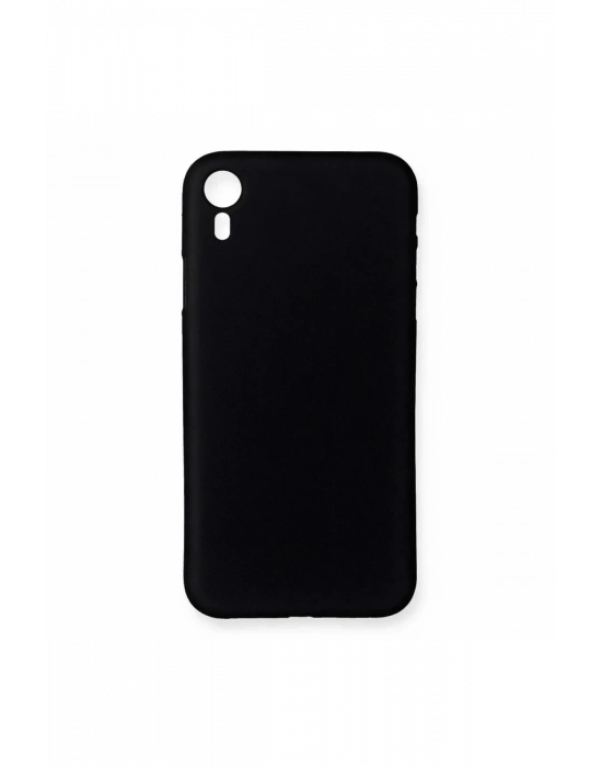 Newface iPhone XR Kılıf PP Ultra İnce Kapak - Siyah
