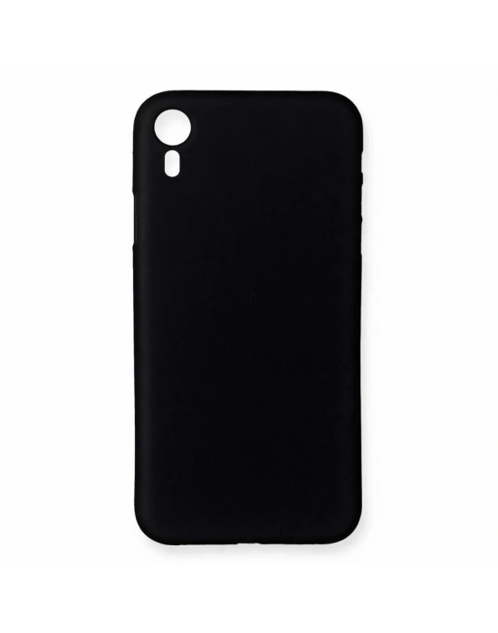 Newface iPhone XR Kılıf PP Ultra İnce Kapak - Siyah