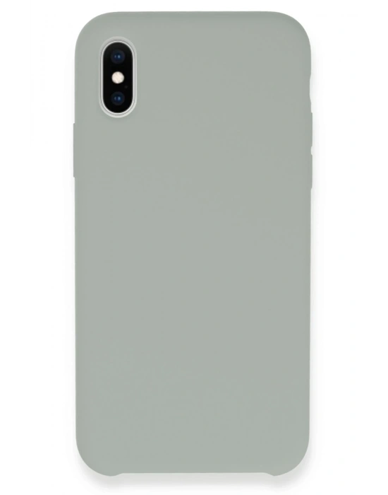 Newface iPhone XS Max Kılıf Lansman Legant Silikon - Açık Gri