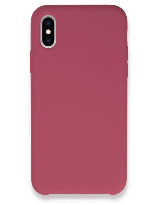 Newface iPhone XS Max Kılıf Lansman Legant Silikon - Fuşya