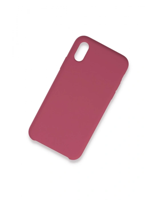 Newface iPhone XS Max Kılıf Lansman Legant Silikon - Fuşya