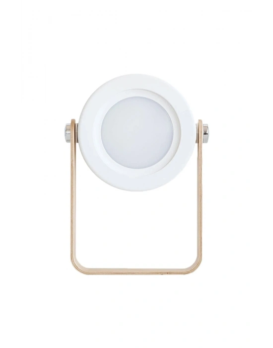 Newface JP-DLD Kamp Lambası Görünümlü Dekoratif Gece Lambası - Beyaz