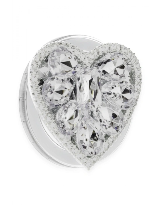 Newface Kickstand Taşlı Magsafe Stand - Beyaz